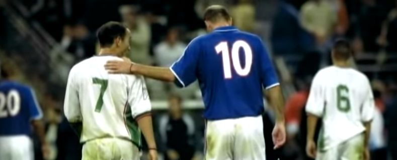 Samedi 06.10.2001 Stade de france l\'équipe de France-Algérie 4-1