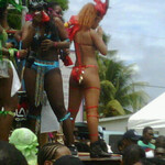 Rihanna au Carnaval en Barbade