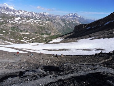 Vue du Col des Fours (2976 m) -