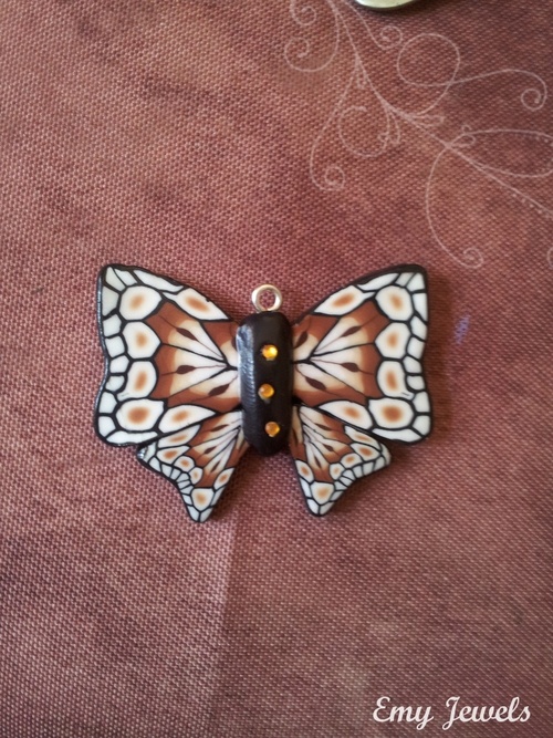 Papillon en fimo