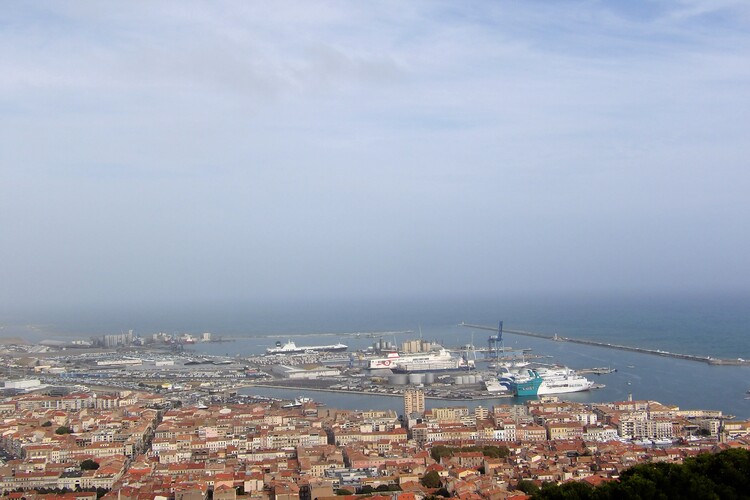 Le Mont St Clair à Sète..