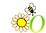 Alphabet, printemps, abeille