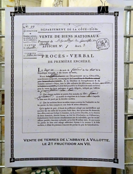 Une exposition sur l'abbaye Notre-Dame, présentée par Dominique Masson, Président des Amis du Châtillonnais