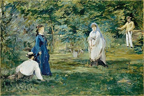 Manet, la partie de croquet – 1873 -