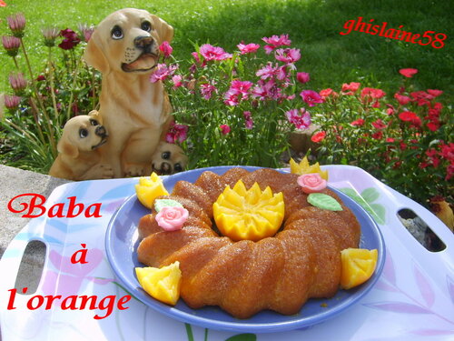 Baba à l'orange