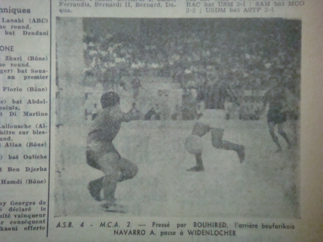 6 septembre 1953 Amical ASB-MCA 4.2