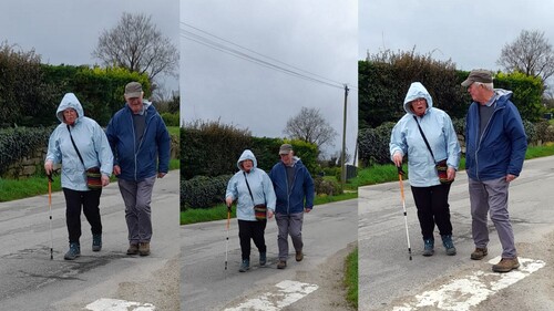 Rando à Etel le 25 04 2024 .27 randonneurs ont marché 8km sans une goutte de pluie !!!!!