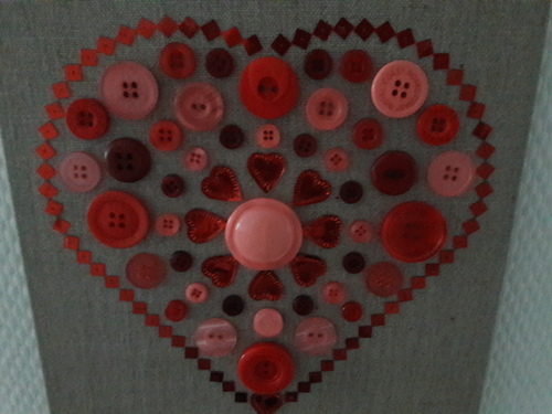 Coeur de boutons