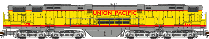 Alco C855 Union Pacific B N°60 trainiax