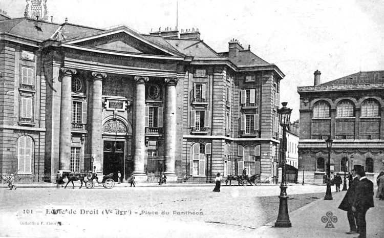 École de Droit. Place du Panthéon. Collection F. F.
