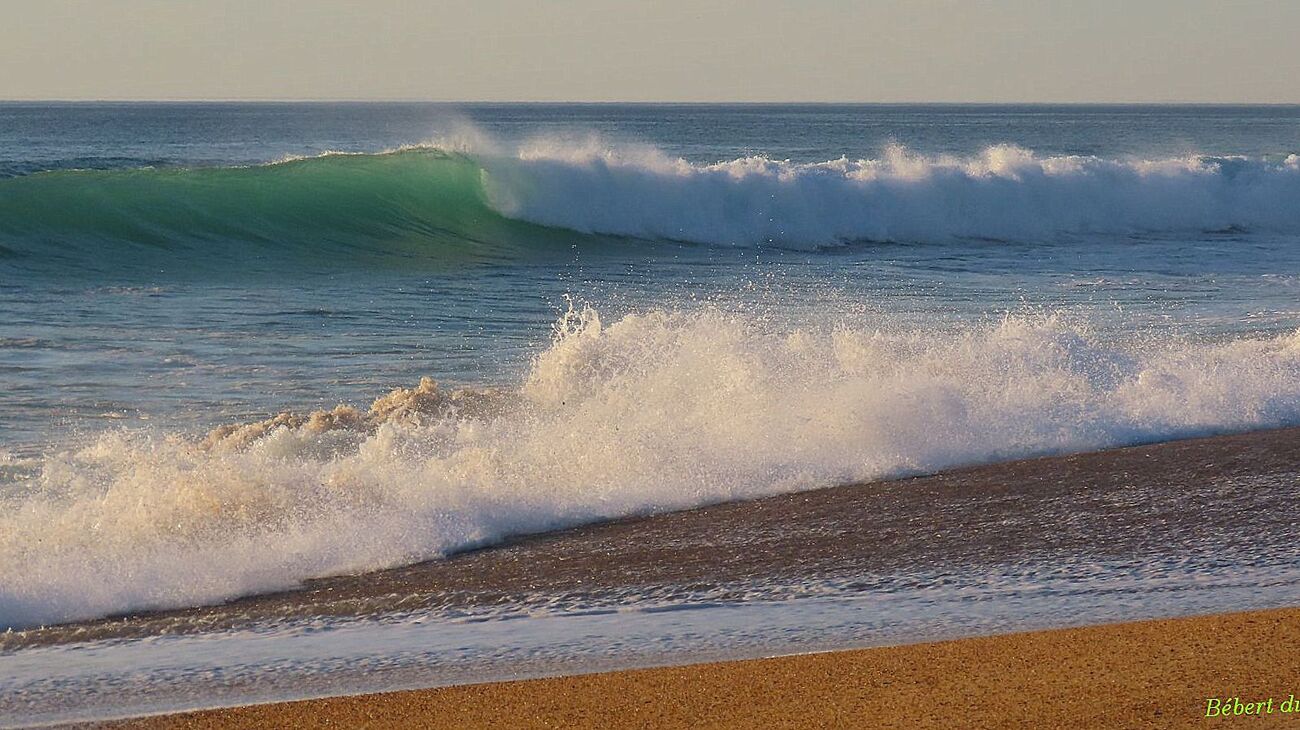 coucher de soleil à  Hossegor