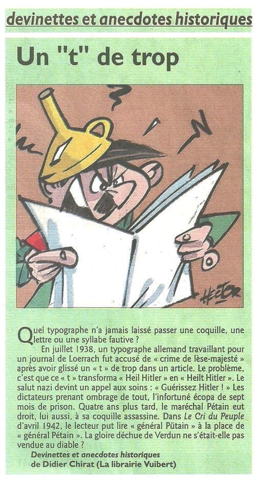 Une lettre de trop!