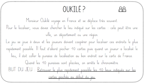 JEU DE GÉOGRAPHIE "OUKILÉ ?"