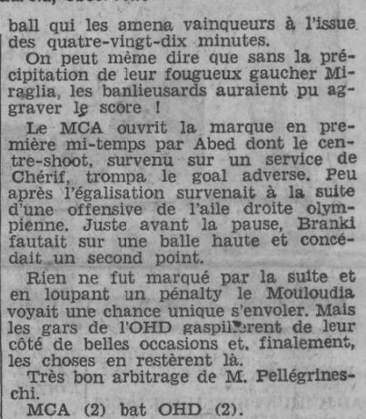 Dimanche 28.2.1937 à St Eugène MCA-OHD 1-2