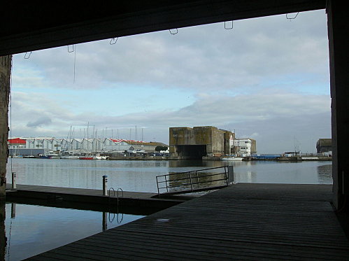 vue sur le sas couvert