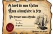 Invitations pirate