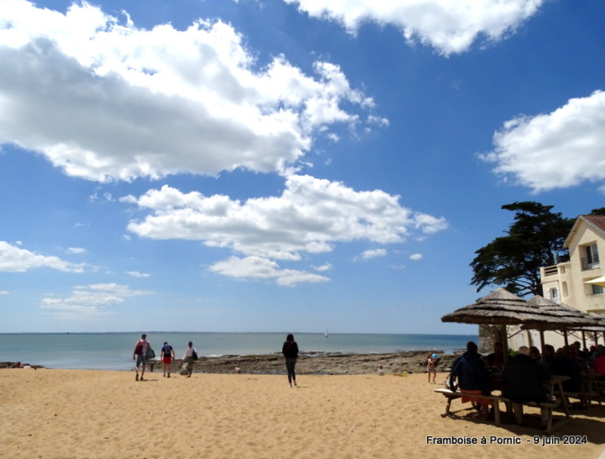 Pornic Plage des grandes vallées et le Zagaya 