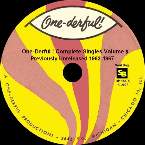 Various Artists : CD " One-Derful ! Complete Singles Volume 5 Previously Unreleased 1962-1967 " Soul Bag Records DP 181/5 [ FR ] 2022