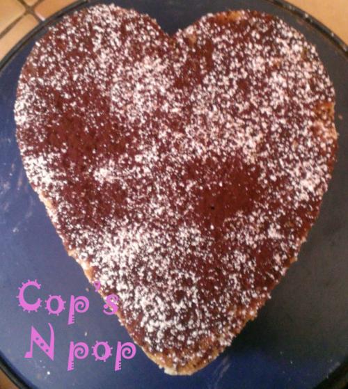 Gâteau coeur délice coco pralin Nutella!!