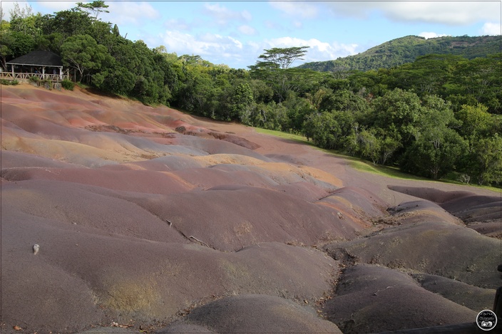 Île Maurice, Chamarel, terre des 7 couleurs