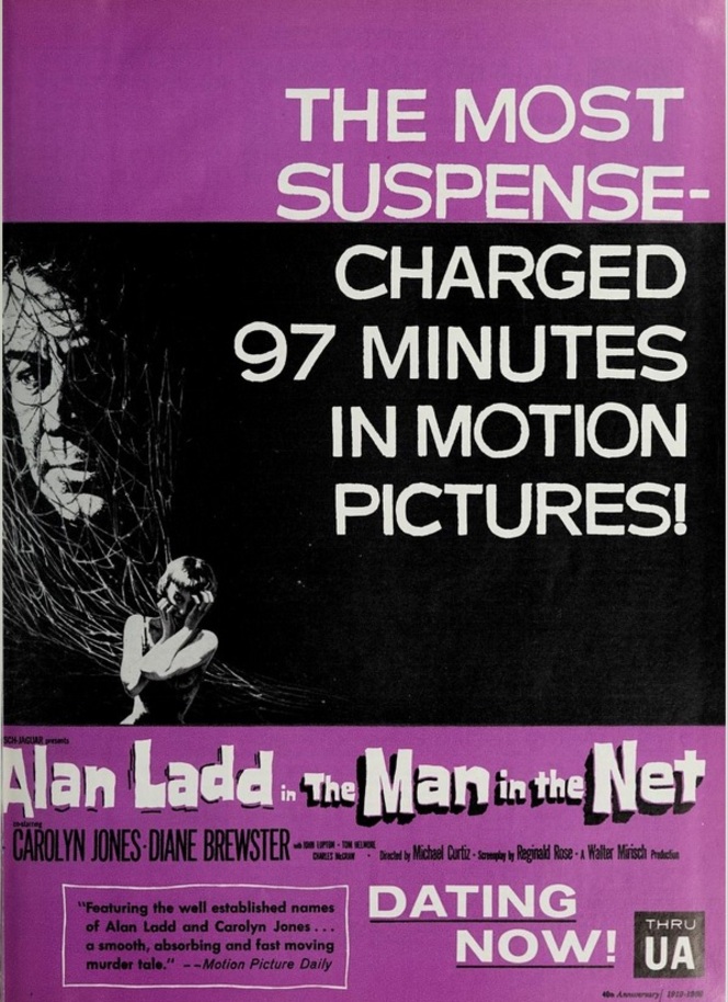 THE MAN IN THE NET BOX OFFICE USA 1959