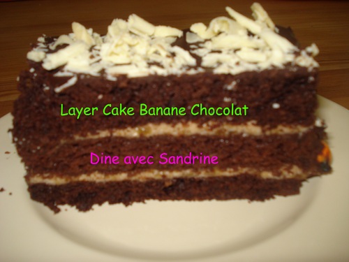 Le Layer Cake de Pâques Banane Chocolat