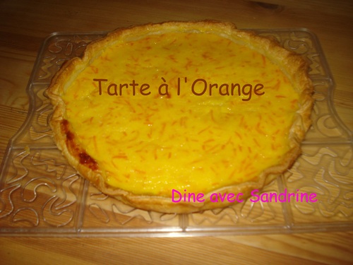 Ma Tarte à l'Orange