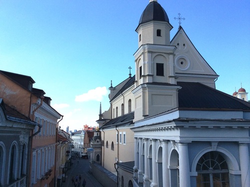 Vilnius: autour de la Porte Dorée et son icône de la Vierze Marie