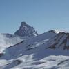 Le pic du Midi d'Ossau émerge