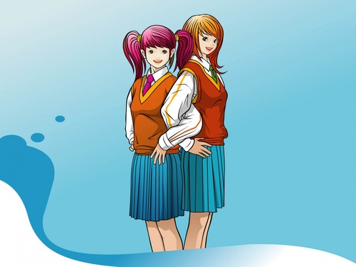 Wallpapers students girls