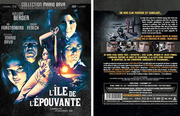 L’ile de l’épouvante, Cinque bambole per la luna d'agosto, Mario Bava, 1970 en Blu ray