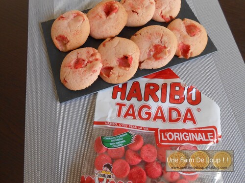 Cookies fraise Tagada