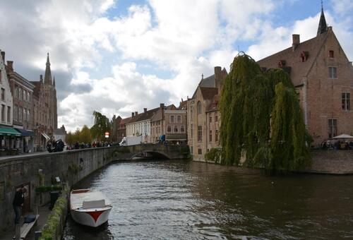 Le quai du Rosaire à Bruges