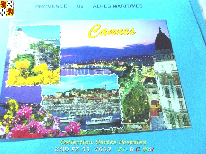 CARTES POSTALES:2/3 Dpt  =  06  D  19-01-2022