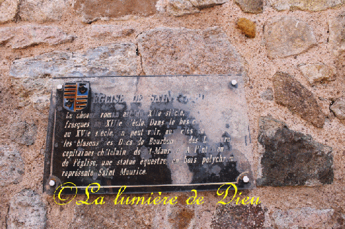 Saint Jean Saint Maurice sur Loire, église Saint Maurice