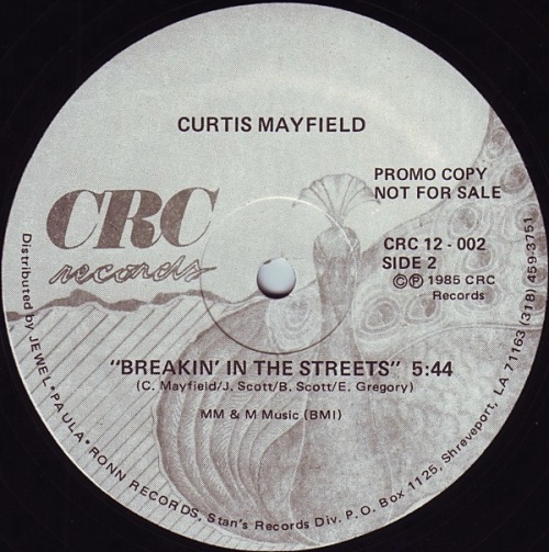 1985 : Single Maxi 12 Inch CRC Records CRC 12-002 [ US ]  