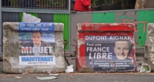 affiche présidentielle Miguet Dupont-Aignan 1