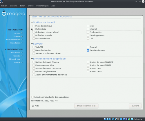 Installation d'un Serveur sous Mageia 8