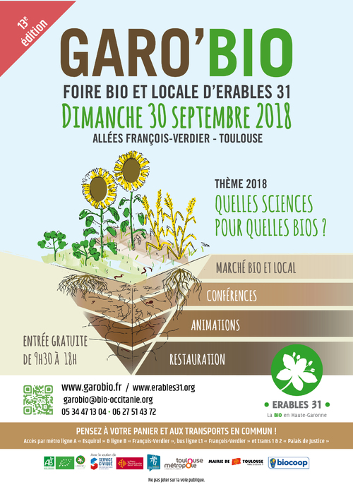 30 Septembre 2018  Foire Bio Garonne  31