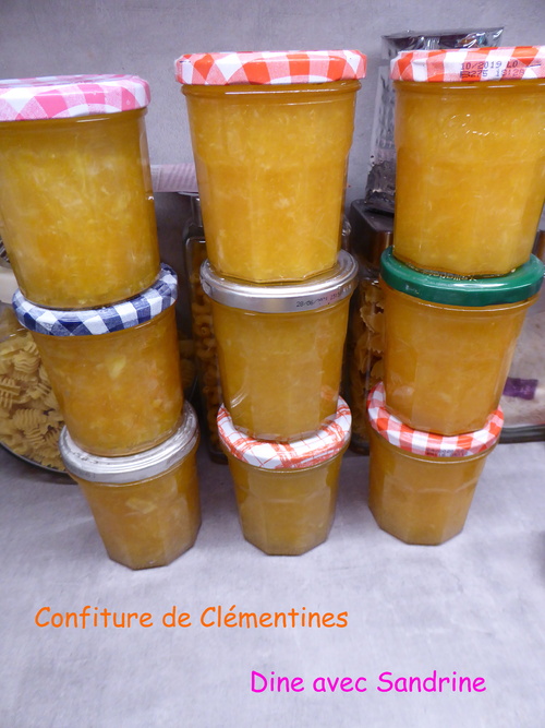 La confiture de Clémentines