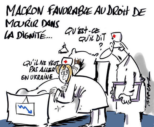 La future loi sur la fin de vie inquiète les dessinateurs....