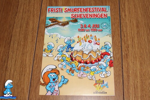 Flyers Schtroumpf FRISTI SMURFENFESTIVAL 1996 - 1998 - 1999