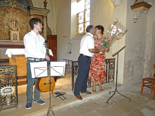 Augustus Woodrow et Camille Van Lunen ont enchanté le public dans l'église d' Essarois