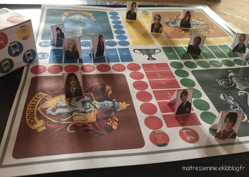 Jeu de petits chevaux version Harry Potter