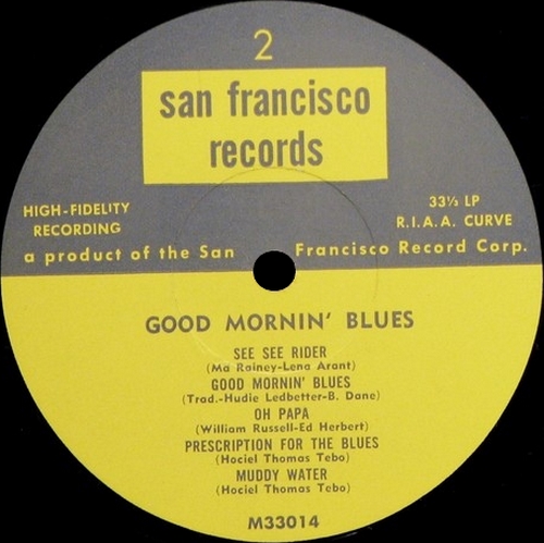 Barbara Dane : Album "  Trouble In Mind " San Francisco Records M33014 [ US ]