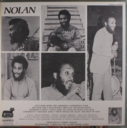 Nolan Porter " No Apologies " Lizard Records A-20102 [ US ]