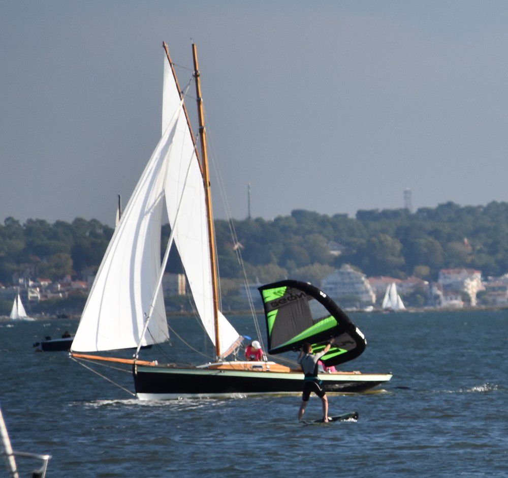 Du wing foil sur le Bassin...