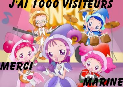 J'ai 1000 visiteurs