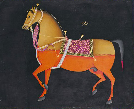Muhammad Faqirullah Khan, Cheval, vers 1740, Paris, BnF