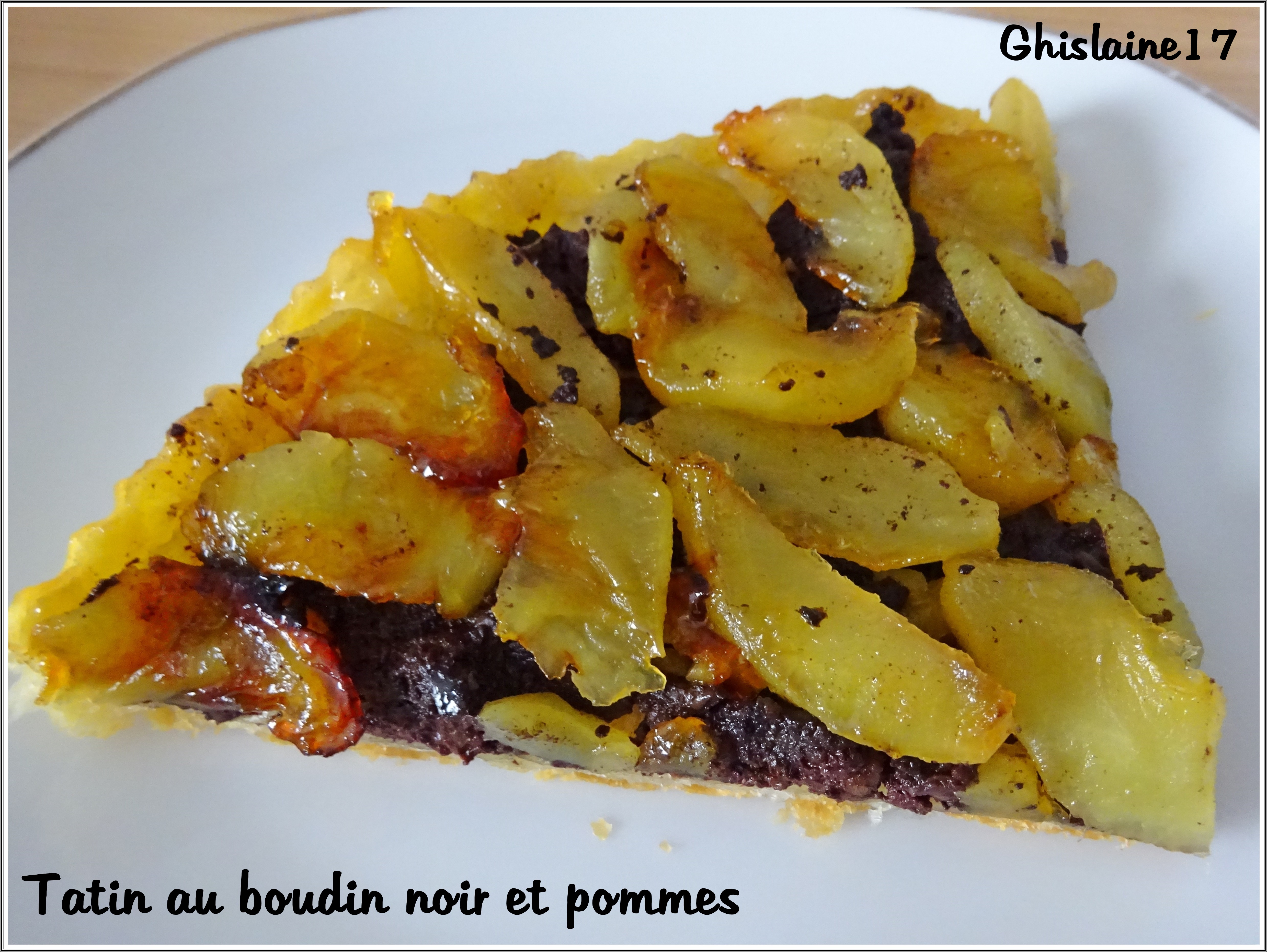 Tatin Au Boudin Noir Et Pommes Ghislaine Cuisine